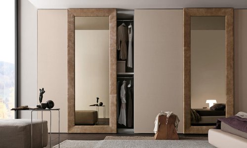 tủ quần áo gỗ xoan đào cửa lùa