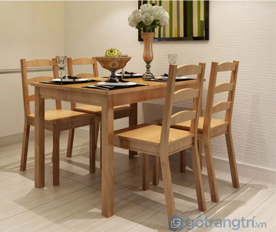 bàn ghế ăn gỗ sồi Nga
