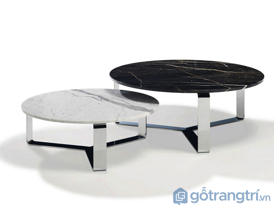 Bàn sofa mặt đá sang trọng
