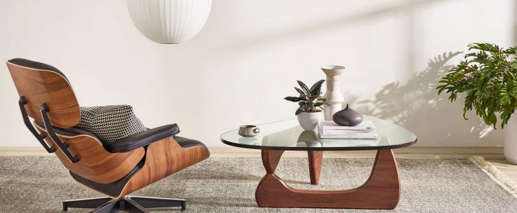bàn sofa mặt kính hiện đại