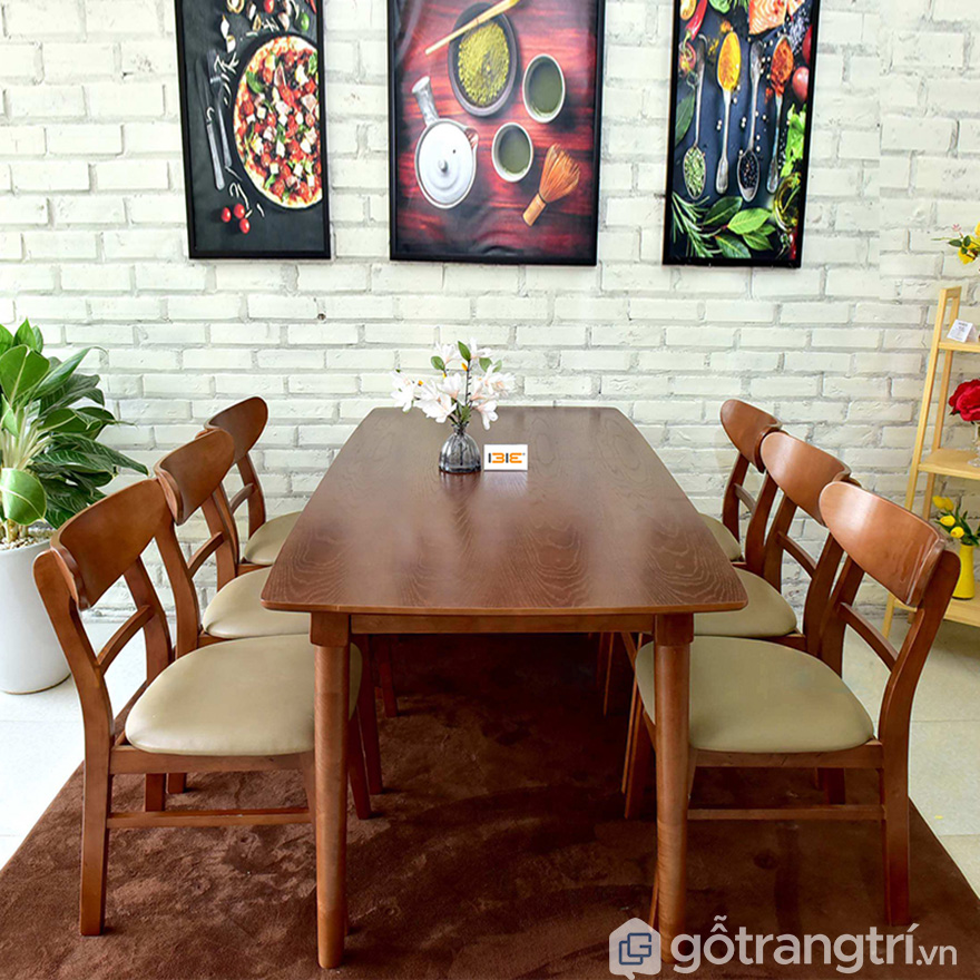 Tuyển chọn những bộ bàn ăn 6 ghế hiện đại HOT nhất thị trường | Gỗ Trang Trí bộ bàn ăn 6 ghế hiện đại