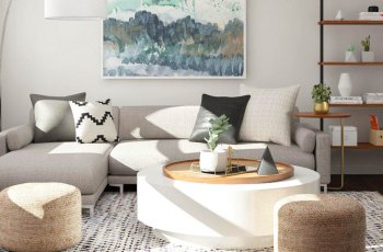 Cách bố trí sofa phòng khách nhỏ