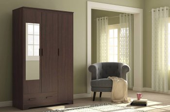 mẫu tủ quần áo 3 buồng hiện đại