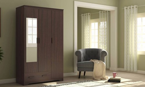 mẫu tủ quần áo 3 buồng hiện đại
