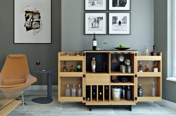 tủ rượu trang trí