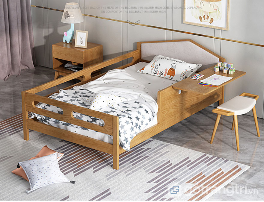 Giường ngủ cho bé thiết kế thông minh GHS-9083 | Gỗ Trang Trí