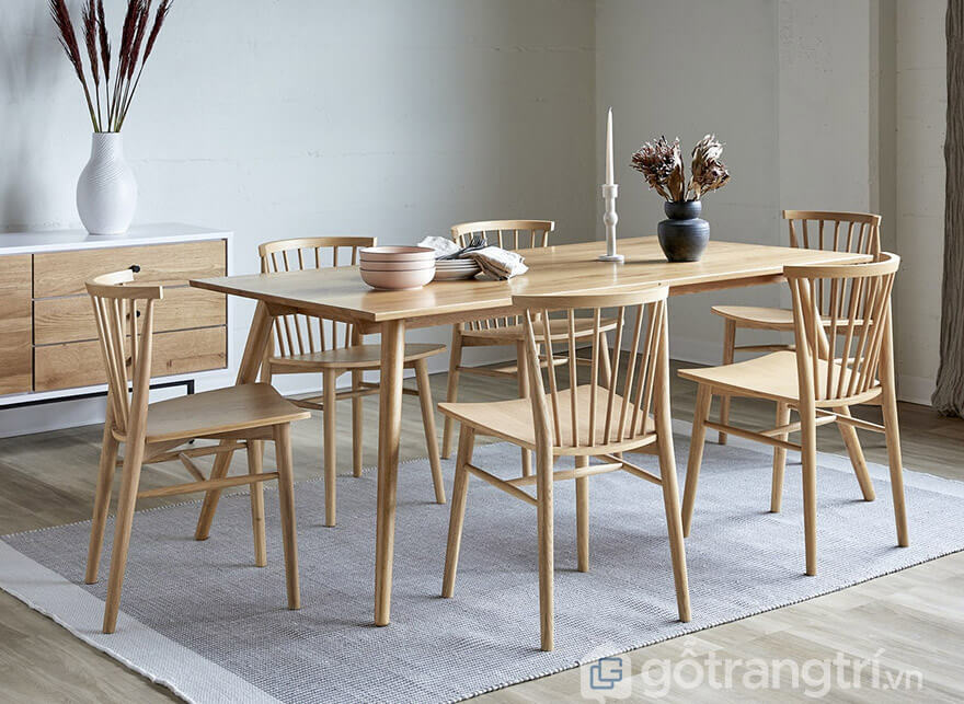BẬT MÍ BÍ QUYẾT MUA BÀN ĂN GỖ SỒI NGA 6 GHẾ CHUẨN NHẤT — GỖ TRANG TRÍ BÀN ĂN GỖ SỒI NGA 6 GHẾ