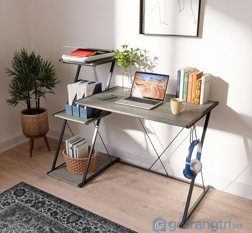 bàn làm việc chữ Z