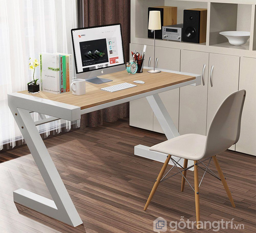 bàn làm việc chữ Z