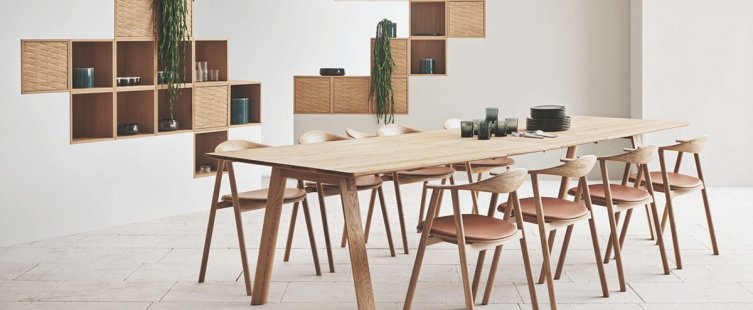 bộ bàn ăn 8 ghế gỗ sồi nga