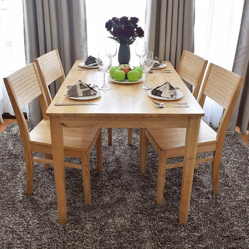 ĐIỂM DANH NHỮNG BỘ BÀN GHẾ ĂN CƠM GIÁ RẺ CỰC ĐẸP — GỖ TRANG TRÍ BỘ BÀN GHẾ ĂN CƠM GIÁ RẺ
