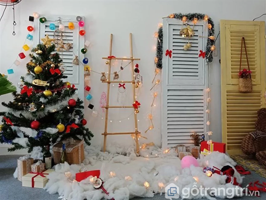 Trang trí giáng sinh cho cửa hàng