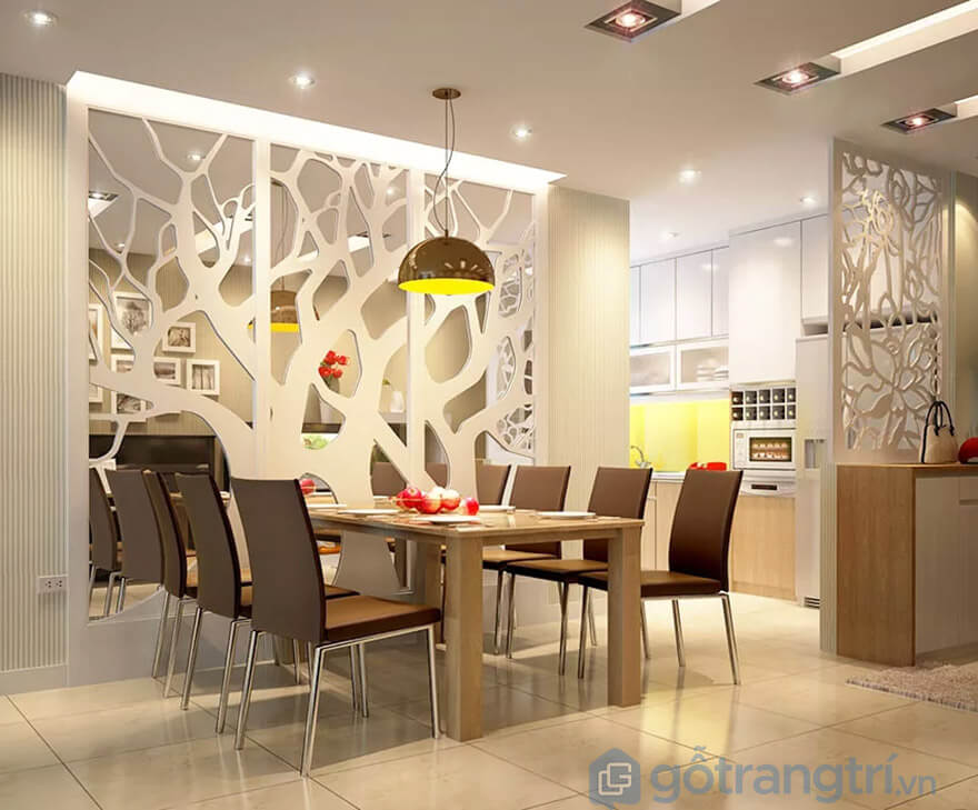 vách ngăn nhựa giả gỗ