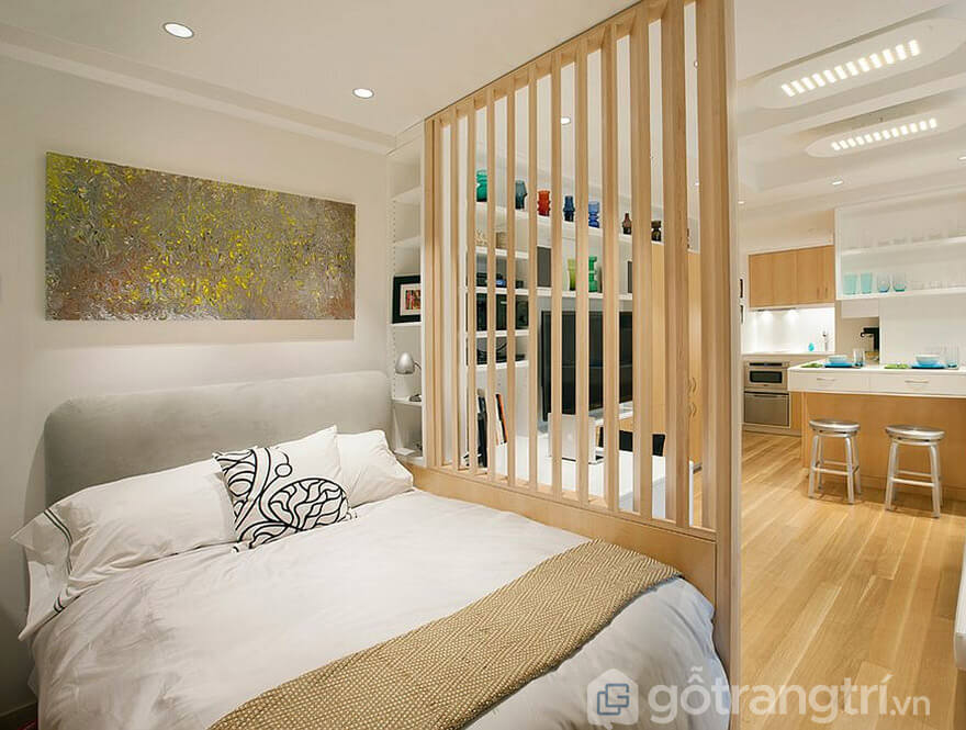 vách ngăn nhựa giả gỗ