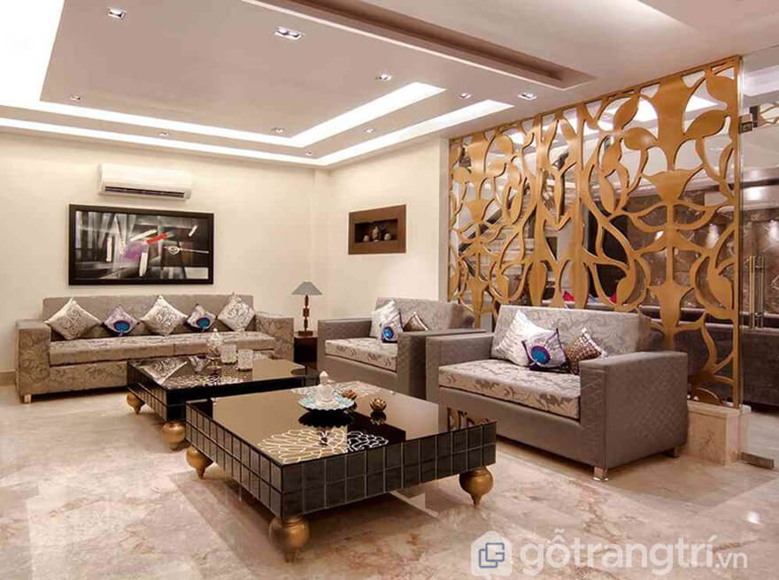 vách ngăn nhựa giả gỗ