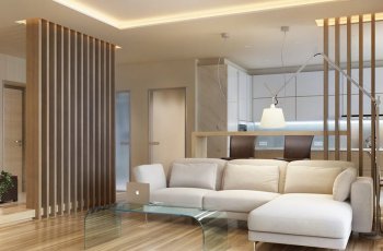 vách ngăn phòng gỗ công nghiệp