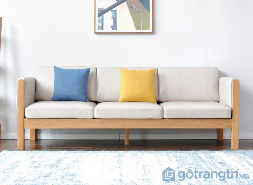 Ghế sofa cao cấp khung gỗ tự nhiên GHS-8363 | Gỗ Trang Trí