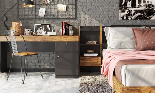 Cách bố trí bàn làm việc trong phòng ngủ