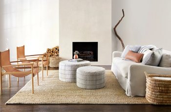 cách trải thảm phòng khách
