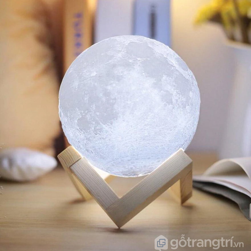 đèn ngủ để bàn mặt trăng