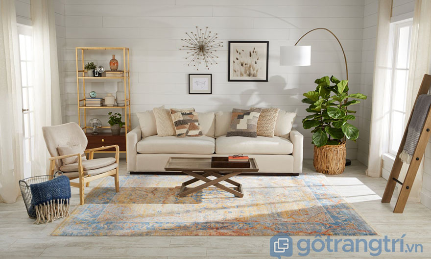 Thảm trải sàn trang trí sofa