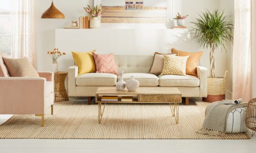 Thảm trải sàn trang trí sofa