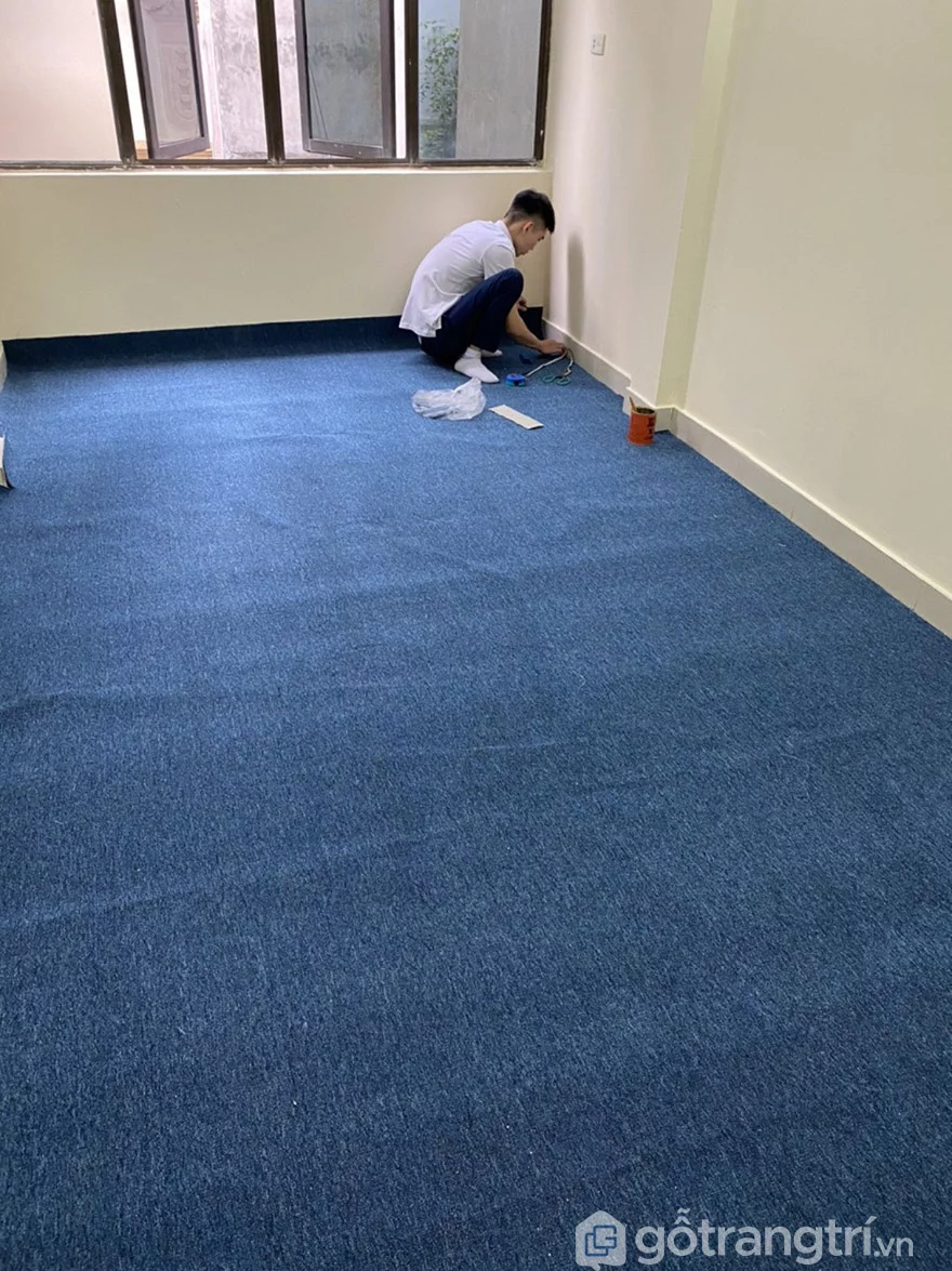 Thi công thảm văn phòng