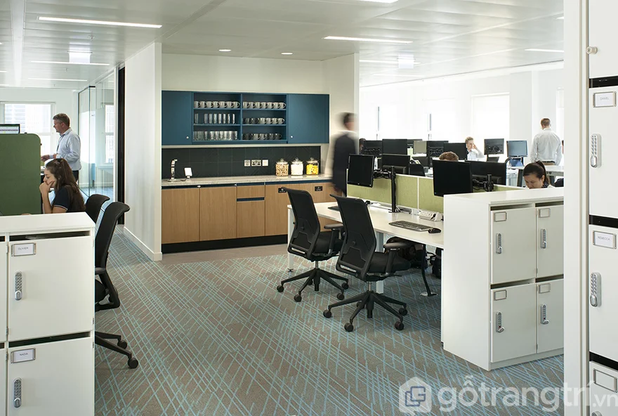 Thi công thảm văn phòng