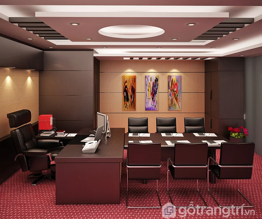 Thi công thảm văn phòng