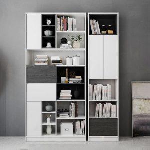 Kệ sách gỗ MDF gia đình thiết kế tiện dụng