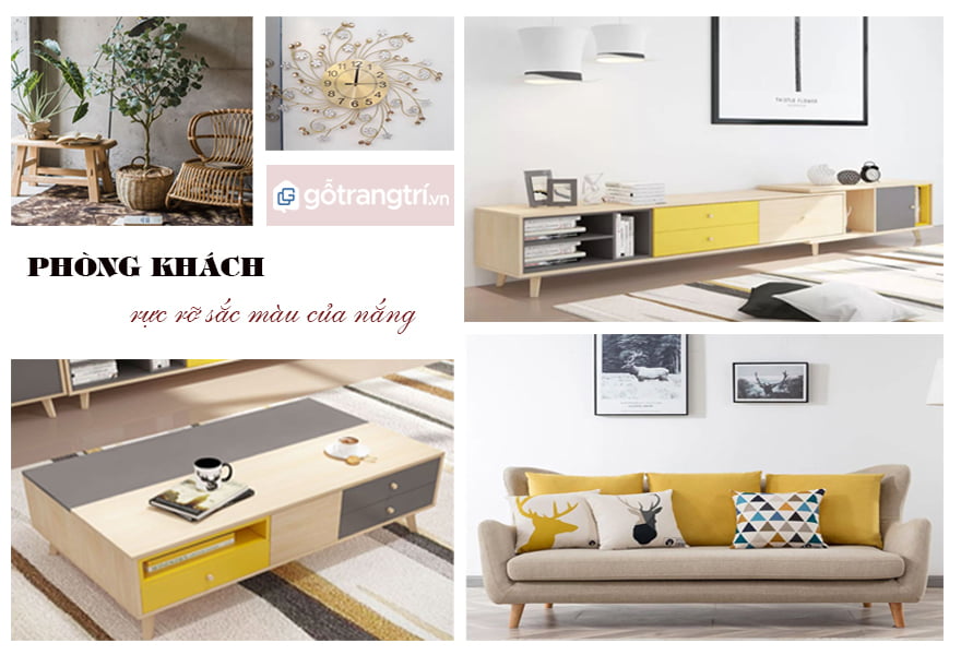 set đồ cho phòng khách đẹp