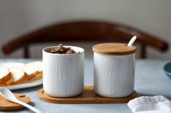 bộ lọ đựng gia vị sứ trắng