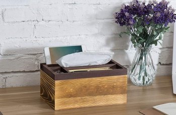 hộp đựng giấy ăn bằng gỗ hà nội