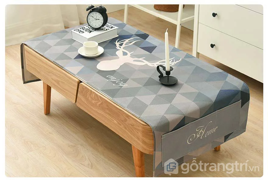 Khăn trải bàn gỗ phòng khách