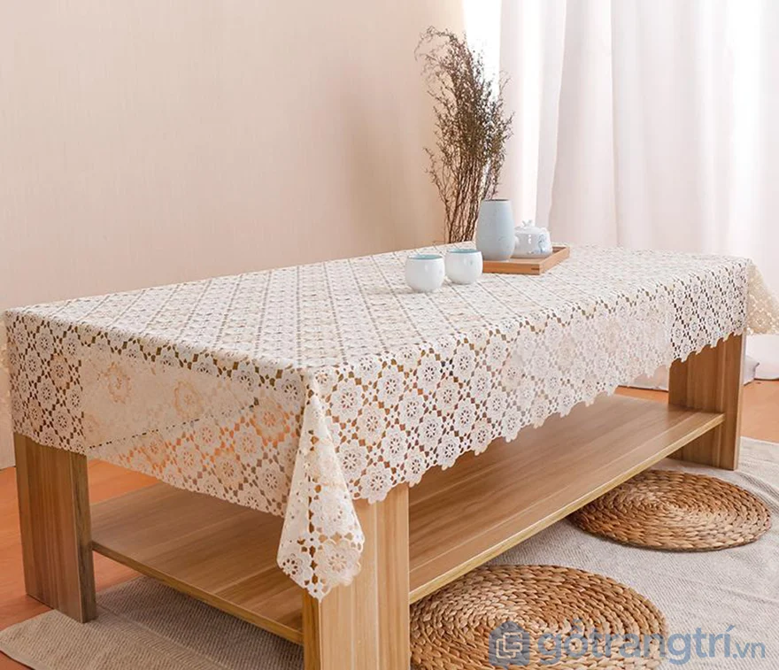 Khăn trải bàn gỗ phòng khách