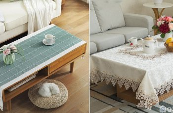 Khăn trải bàn gỗ phòng khách