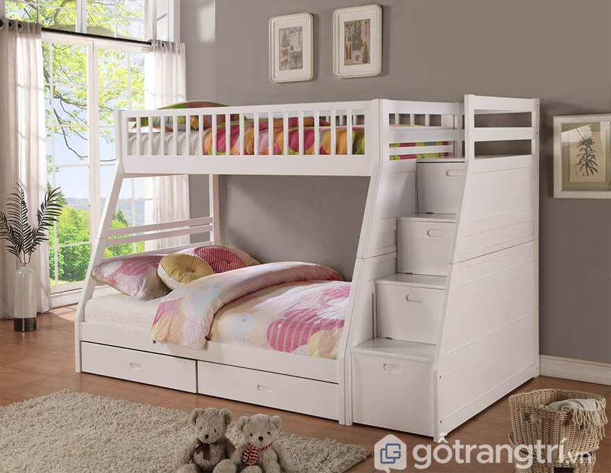 CÓ NÊN CHỌN GIƯỜNG TẦNG TRẺ EM CÓ CẦU TRƯỢT KHÔNG? — GỖ TRANG TRÍ GIƯỜNG TẦNG TRẺ EM CÓ CẦU TRƯỢT