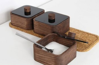 hũ đựng gia vị bằng gỗ