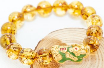 vòng tay tỳ hưu vàng