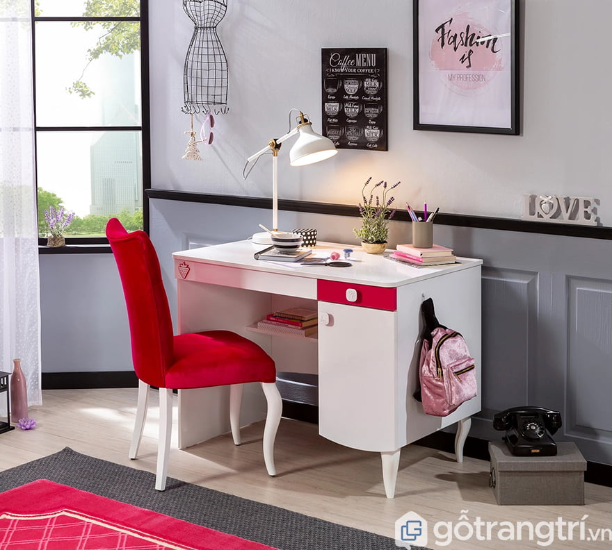 Bàn học gỗ mini