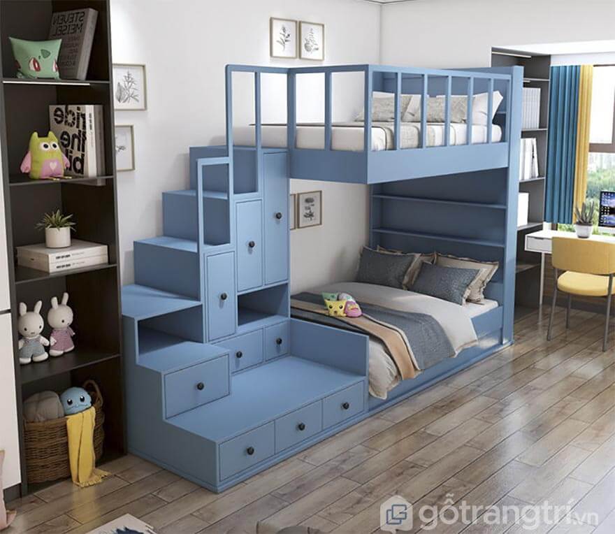 Giường tầng cho bé 8 tuổi
