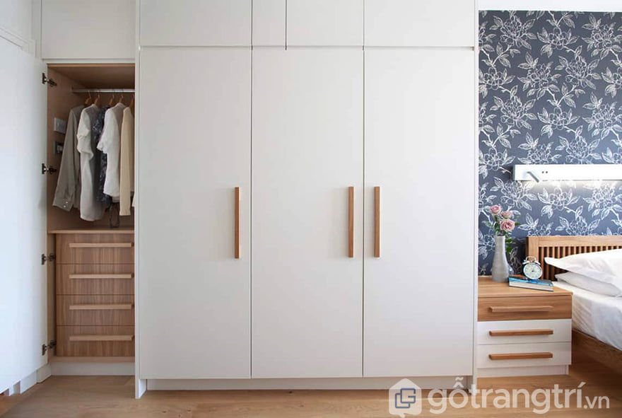 Tủ quần áo gỗ công nghiệp giá rẻ