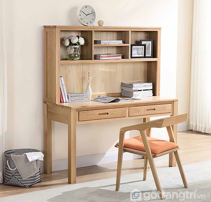 Bàn học gỗ sồi