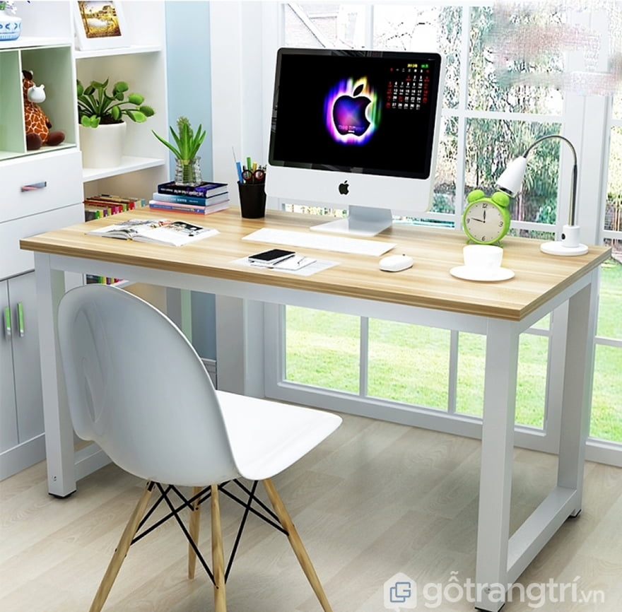 Mẫu bàn làm việc văn phòng hiện đại