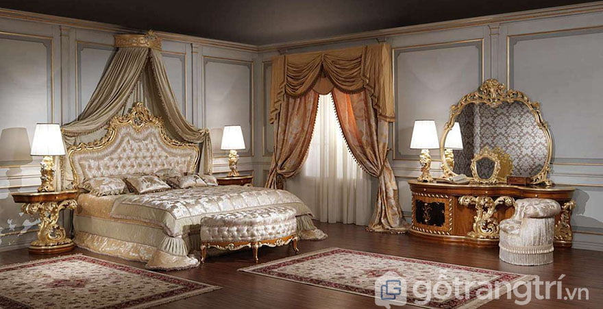 Trang trí phòng ngủ theo phong cách cổ điển