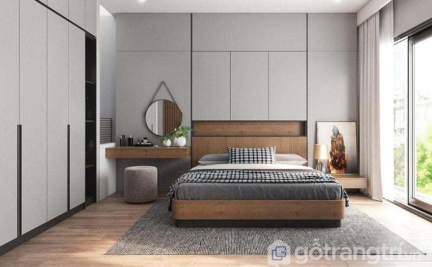 CÁCH SẮP XẾP GIƯỜNG TỦ TRONG PHÒNG NGỦ HỢP PHONG THỦY — GỖ TRANG TRÍ CÁCH SẮP XẾP TỦ KỆ TRONG PHÒNG