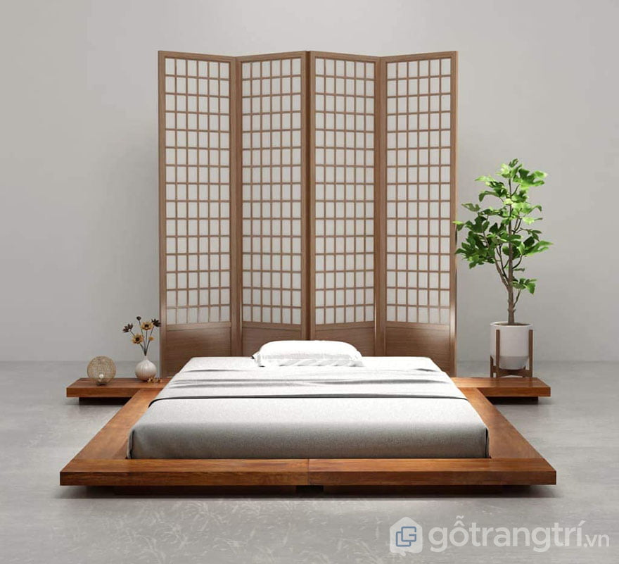giường hộp gỗ công nghiệp