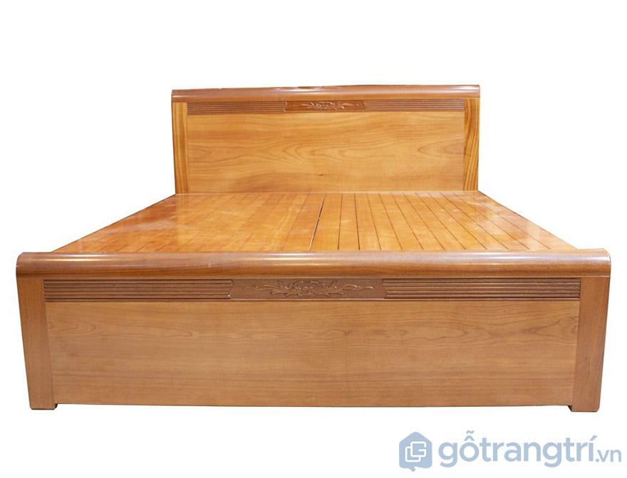 giường hộp gỗ tự nhiên