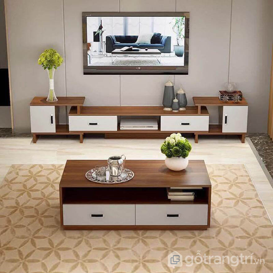 kệ tivi melamine
