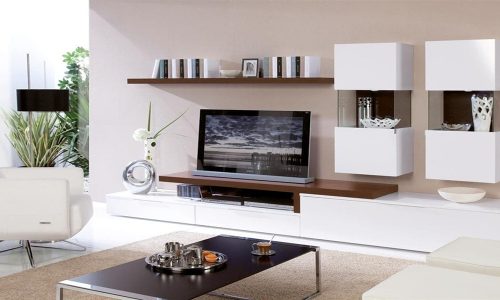 kệ trang trí tivi treo tường